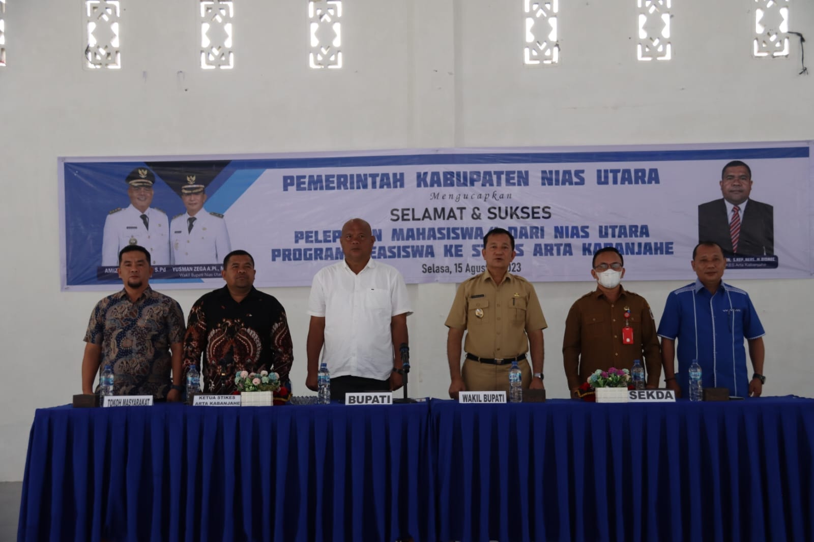 PELEPASAN MAHASISWA/I DARI NIAS UTARA PROGRAM BEASISWA KE STIKES ARTA KABANJAHE
