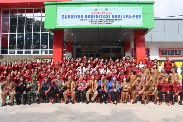 WAKIL BUPATI NIAS UTARA HADIRI KEGIATAN RE-AKREDITASI UPTD PUSKESMAS TUHEMBERUA