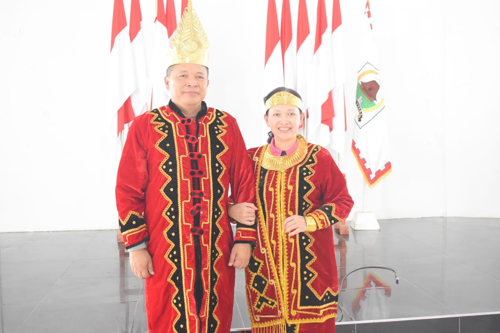 KUNJUNGAN KERJA KAPOLDA DAN KETUA BHAYANGKARI SUMATERA UTARA DI KABUPATEN NIAS UTARA