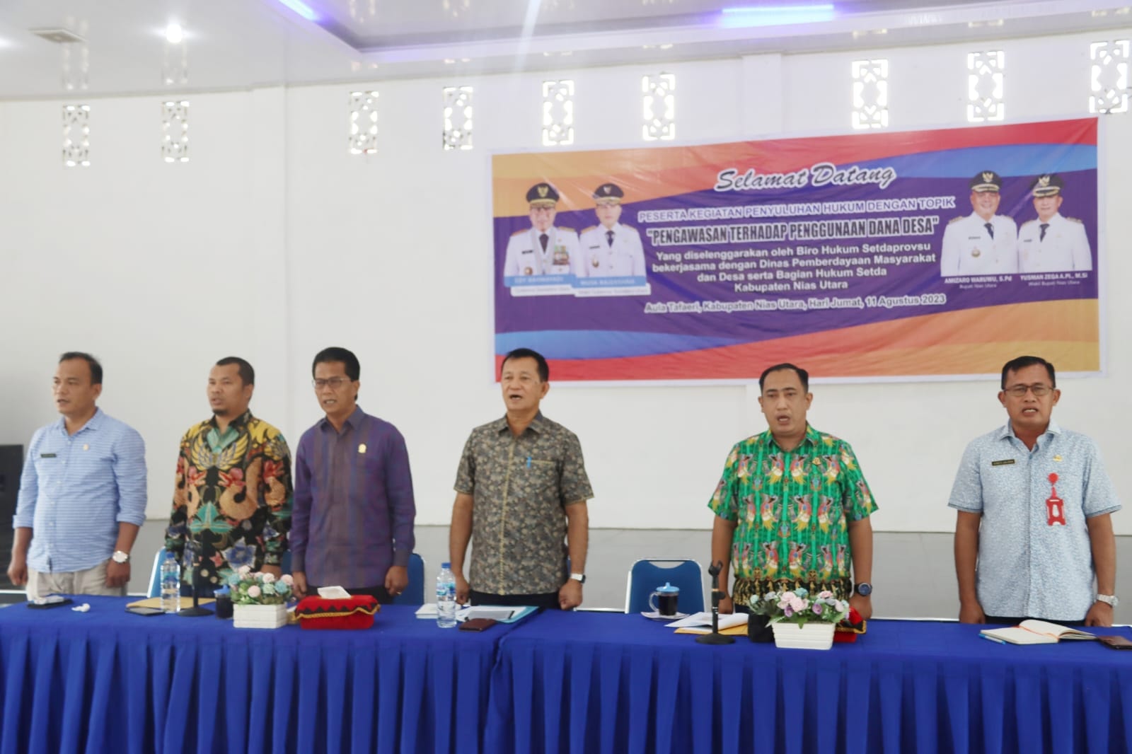 PENYULUHAN HUKUM  " PENGAWASAN TERHADAP PENGGUNAAN DANA DESA" DI KABUPATEN NIAS UTARA