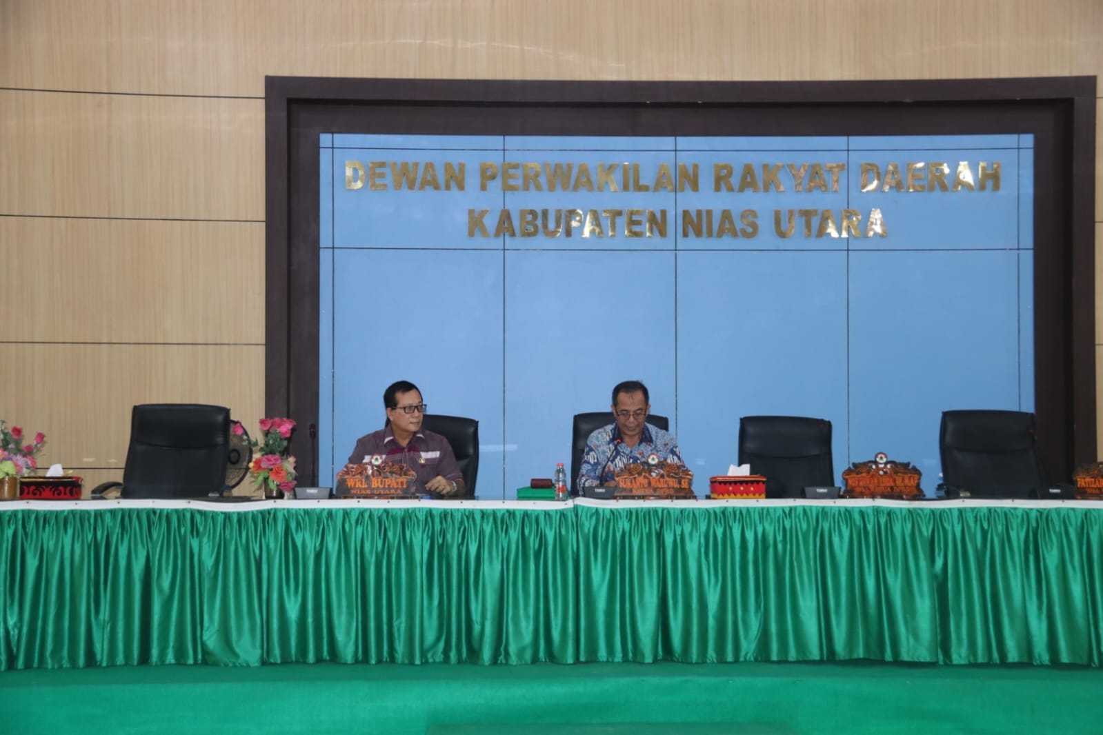 PARIPURNA PENYAMPAIAN PEMANDANGAN UMUM FRAKSI-FRAKSI DPRD KABUPATEN NIAS UTARA TERHADAP NOTA PENGANTAR BUPATI NIAS UTARA ATAS RANPERDA  TENTANG PERTANGGUNGJAWABAN PELAKSANAAN ANGGARAN PENDAPATAN DAN BELANJA DAERAH (APBD) TAHUN ANGGARAN 2023.