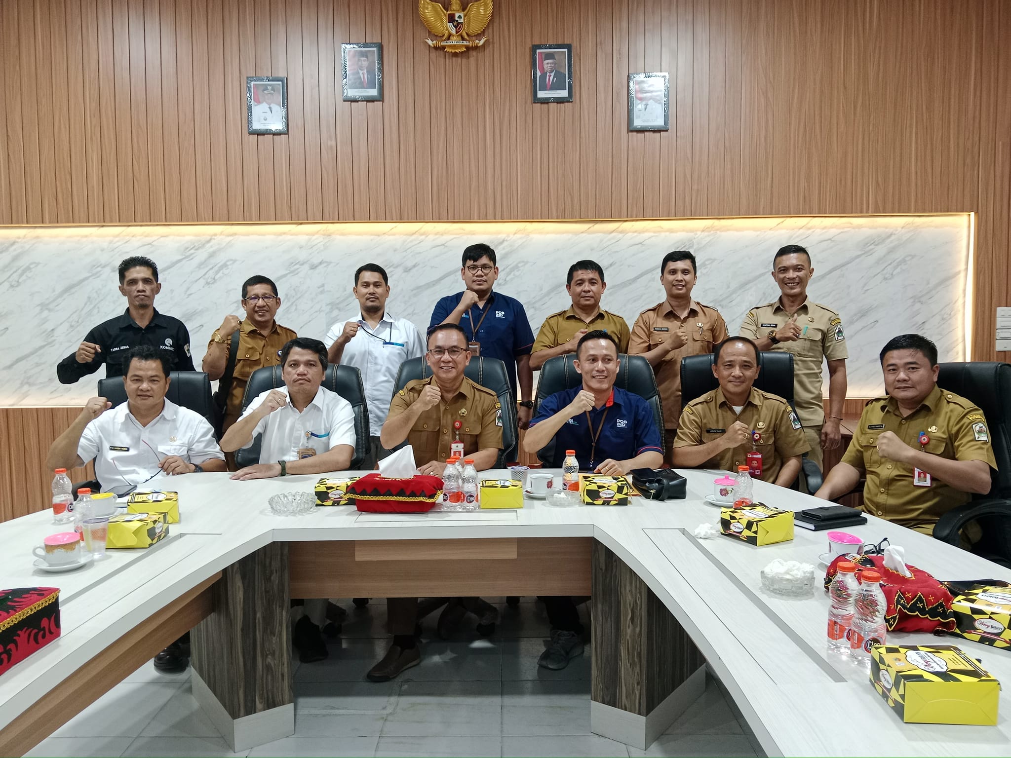 RAPAT DAN EVALUASI PENYALURAN PENERIMA BANTUAN BP-CBP TRIWULAN KE II TAHUN 2024 DI KABUPATEN NIAS UTARA